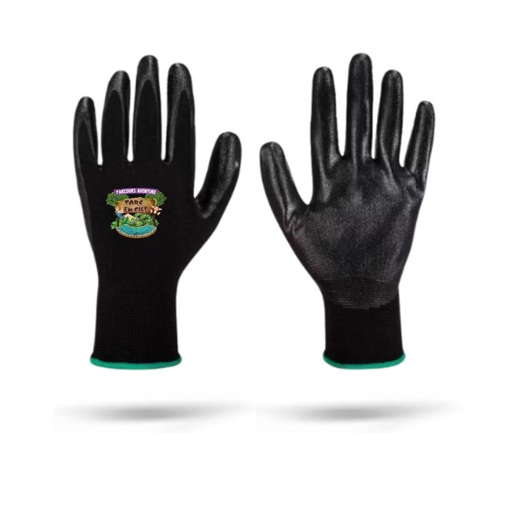 Photo of nitrile coated gloves