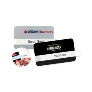 Selfit® Single line reusable badges, 70 x 40 mm
